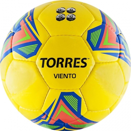 Мяч футбольный &quot;TORRES Viento Yellow&quot;, р.5, желтый-мультиколор, фото 1