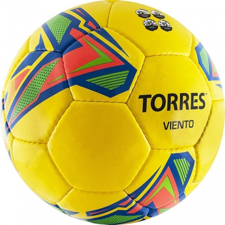 Мяч футбольный &quot;TORRES Viento Yellow&quot;, р.5, желтый-мультиколор, фото 2
