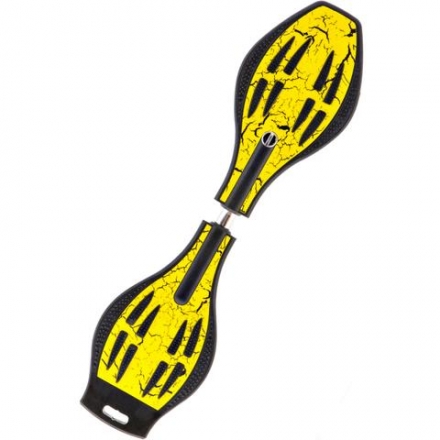 Скейт (роллерсерф, вейвборд) Dragon Board Surf желтый двухколесный , фото 1