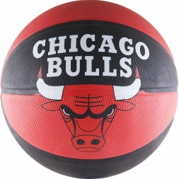 Мяч баскетбольный любительский &quot;SPALDING Chicago Bulls&quot;, размер 7, символика команды Chicago, фото 2