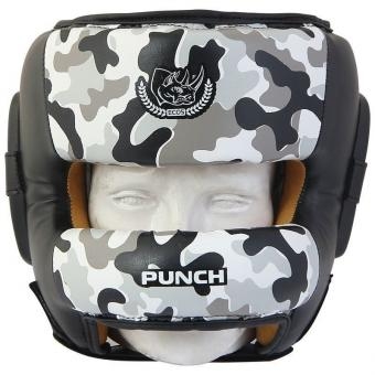 Шлем боксерский ECOS punch military bumper, фото 1