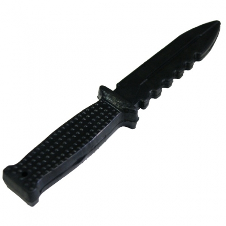 Муляж ножа тренировочный односторонний, резиновый Мягкий, фото 1