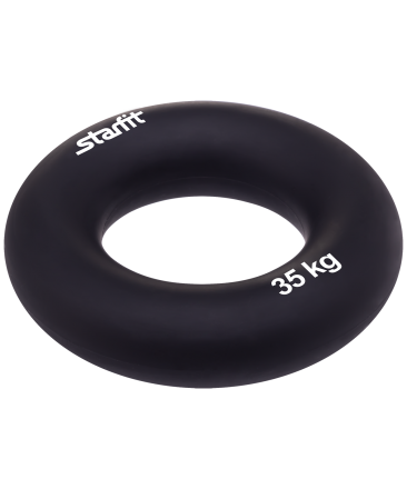 Эспандер кистевой ES-404 &quot;Кольцо&quot;, диаметр 8,8 см, 35 кг, чёрный, фото 2