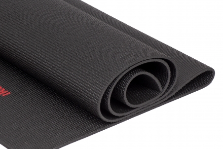 Коврик для йоги 6 мм черный, фото 2