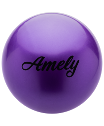Мяч для художественной гимнастики AGB-101, 15 см, фиолетовый, фото 1