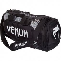 Сумка Venum Trainer Lite Duffle Sport Bag - Black, фото 1