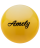 АРХИВ Мяч для художественной гимнастики AGB-101, 19 см, оранжевый