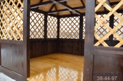 Прямоугольная деревянная беседка №14 - 3,5х4,5м, фото 2