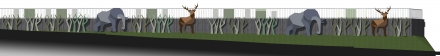 Декоративный забор мортонские звери, фото 4