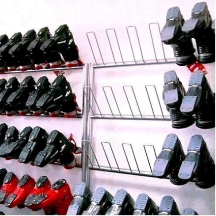 Стеллаж для хранения горных ботинок односторонний, пристенный, фото 1