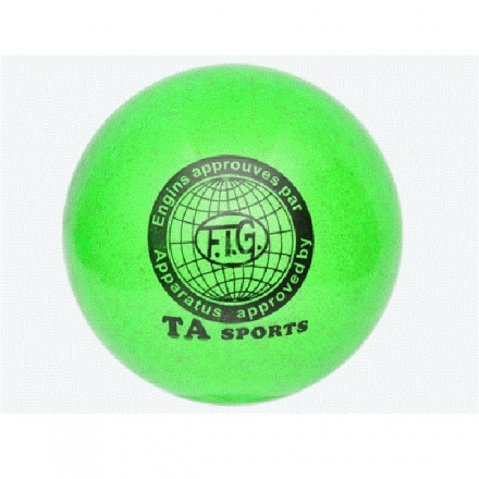 Мяч для художественной гимнастики d-15см Зеленый, фото 1
