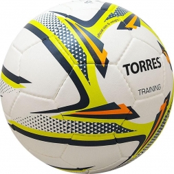Мяч футболоьный &quot;TORRES Training&quot;, р.4, 32 панели. PU, бело-зеленый-серый , фото 2