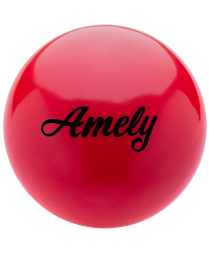 Мяч для художественной гимнастики AGB-101 19 см, красный, фото 1