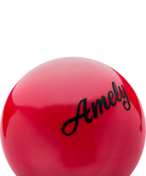 Мяч для художественной гимнастики AGB-101 19 см, красный, фото 2