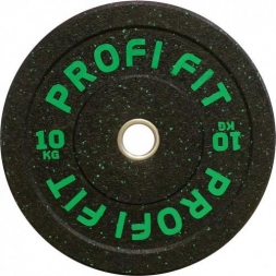 Диск для штанги HI-TEMP с цветными вкраплениями, PROFI-FIT D-51, 10 кг, фото 1