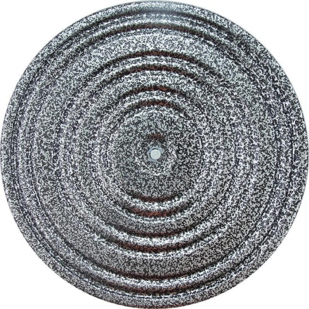 Диск здоровья металл, диаметр 28 см, окрашенный, оранжевый/черный, фото 2