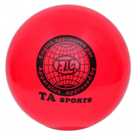 Мяч для художественной гимнастики d-15см Красный, фото 1