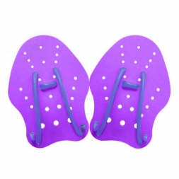 Лопатка для плавания с креплением, цвет Фиолетовый  с Синим р. M