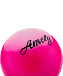 Мяч для художественной гимнастики AGB-101, 19 см, розовый, фото 2