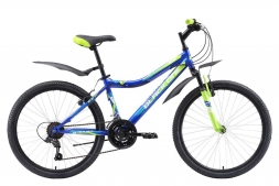 Велосипед Black One Ice 24 синий/зелёный/голубой