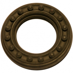 Эспандер кольцо нагрузка 25кг d-73мм ребристо-массажный Черный