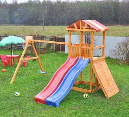 Детская игровая деревянная площадка для дачи &quot;Мадрмд 23&quot;, фото 1