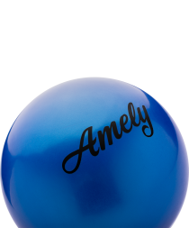 Мяч для художественной гимнастики AGB-101, 19 см, синий, фото 2