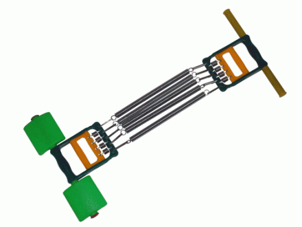 Эспандер плечевой 3 в 1 п. 5 пружин. ( L-26 см ) , фото 1