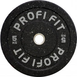 Диск для штанги HI-TEMP с цветными вкраплениями, PROFI-FIT D-51, 5 кг, фото 1