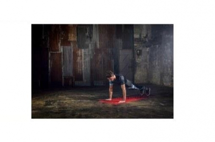 Тренировочный коврик (мат) для фитнеса нескользящий Reebok (красный) RAMT-12235RD , фото 3