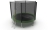 Батут с внешней сеткой и лестницей, диаметр 10ft (зеленый)