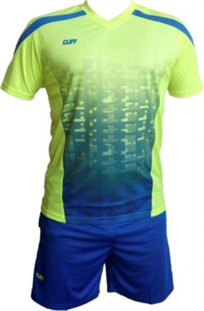 Форма футбол 1602 CLIFF салатово-синяя 3XL, фото 1
