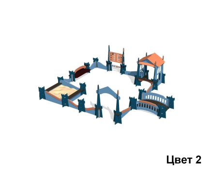 Игровой комплекс с песочницей Romana 115.75.00, фото 2