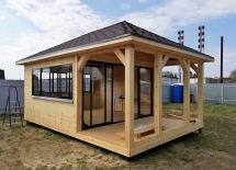 Застекленная беседка ОАЗИС Застекленная беседка ОАЗИС