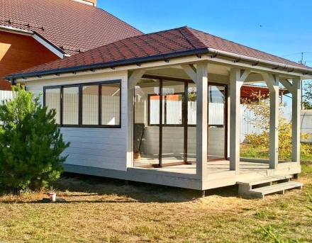 Застекленная беседка ОАЗИС, фото 7