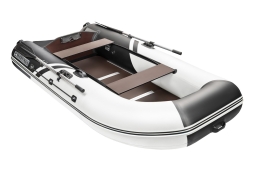 YACHTMAN-280 СК (Яхтман) белый-черный (лодка ПВХ под мотор с усилением), фото 1