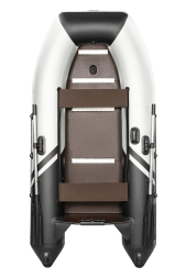 YACHTMAN-280 СК (Яхтман) белый-черный (лодка ПВХ под мотор с усилением), фото 7