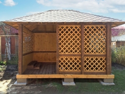 Прямоугольная беседка КАНТРИ, фото 1