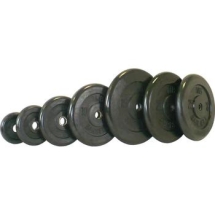 Диск обрезиненный черный BARBELL 1.25 кг., d26мм