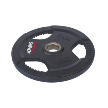 Диск JOHNS черный 3-х хватовый обрезиненный d51мм, 10кг