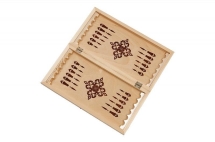 Шахматы + Шашки + Нарды "Кировские" (Россия, дерево, 40х20,5х5 см) Шахматы + Шашки + Нарды "Кировские" (Россия, дерево, 40х20,5х5 см)