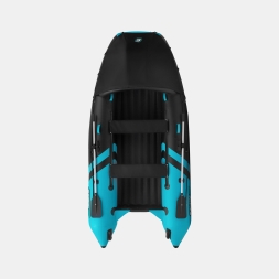 GLADIATOR E 350 PRO AIR Черно-бирюзовый моторная лодка ПВХ, фото 6