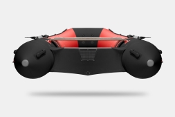 GLADIATOR B 420 LIGHT B Красно-черный моторная лодка ПВХ Фанерный пайол, фото 5