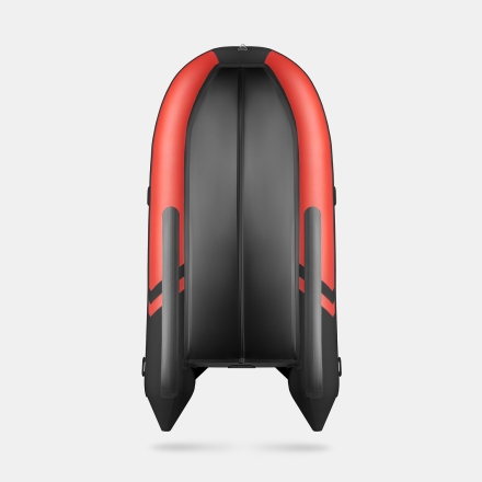 GLADIATOR B 420 LIGHT B Красно-черный моторная лодка ПВХ Фанерный пайол, фото 4