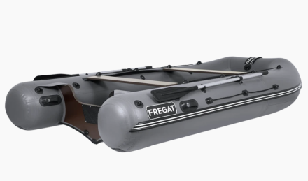 Моторная лодка ПВХ Фрегат 350 С Серый киль, усиленный пайол, фото 3