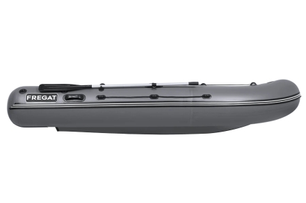 Моторная лодка ПВХ Фрегат 350 С Серый киль, усиленный пайол, фото 5