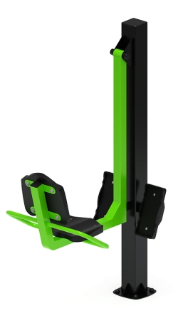 Жим ногами (зеленый) - Уличный тренажер - СТ 011-12, фото 3