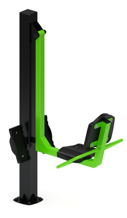 Жим ногами (зеленый) - Уличный тренажер - СТ 011-12, фото 2