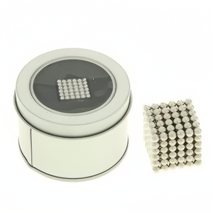 Неокуб серебряный, 216 шариков, d=0,3 см, фото 1