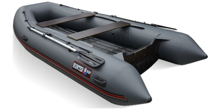 Лодка ПВХ Хантер 390 А надувная под мотор, фото 1
